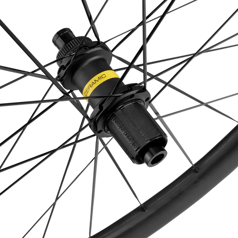 Mavic Cosmic SLR 45 Ceramic Centre Lock Disc Road Wheelset - Black-5