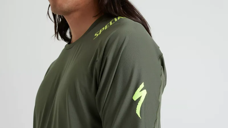 Specialized Trail Air Men's Short Sleeve Jersey - Oak Green-4