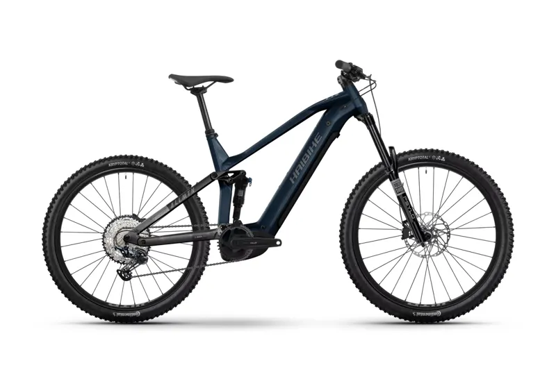 Haibike Allmtn 6 27.5/29er 2025 Electric Mountain Bike - Ocean Black/Grey