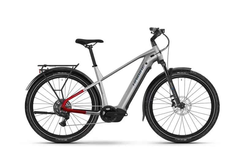 Haibike Trekking 7 Crossbar 2026 Electric Hybrid Bike - Soft Grey