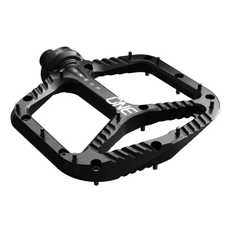One Up Aluminium Flat MTB Pedals - Black-1