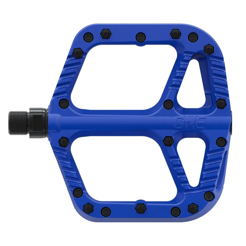 One Up Composite Flat MTB Pedals - Blue