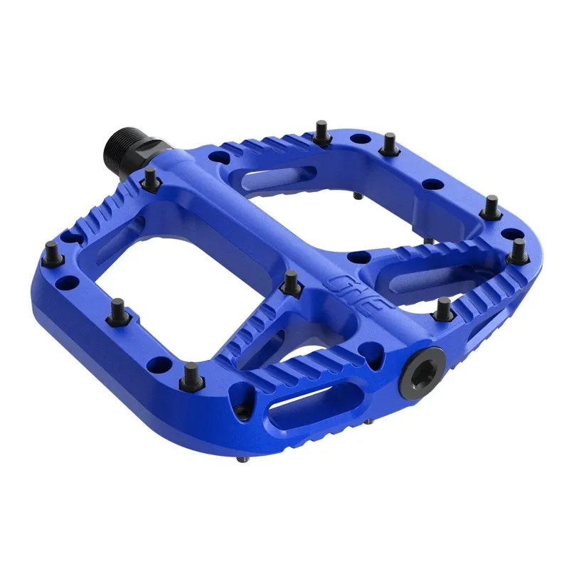 One Up Composite Flat MTB Pedals - Blue-1