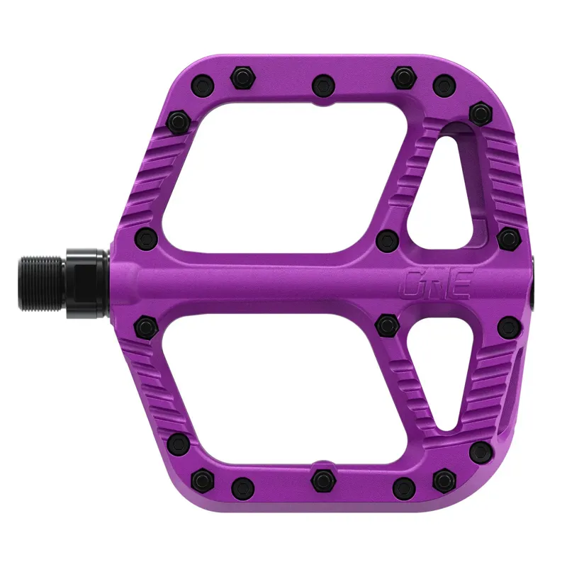 One Up Composite Flat MTB Pedals - Purple