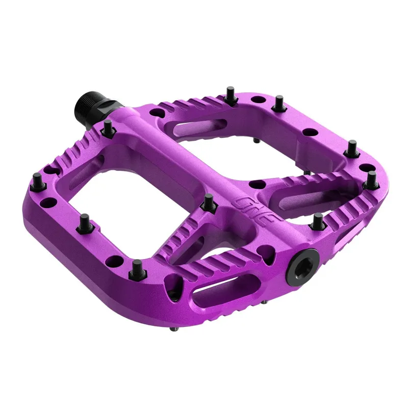 One Up Composite Flat MTB Pedals - Purple-1