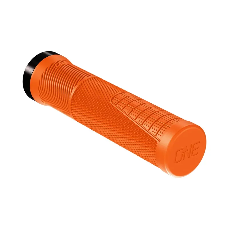 One Up Thin Lock On MTB Grips - Orange