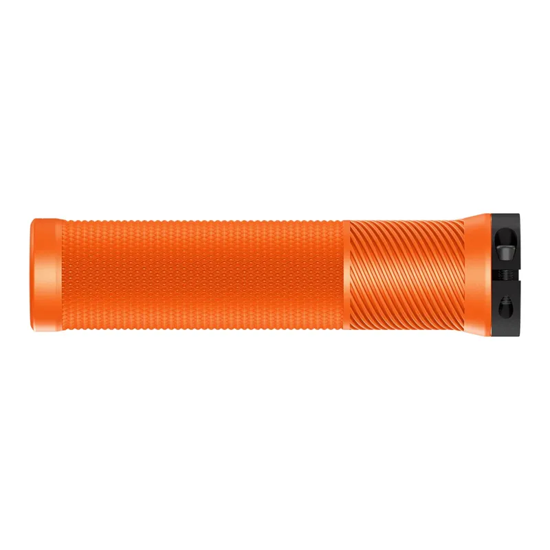 One Up Thin Lock On MTB Grips - Orange-3