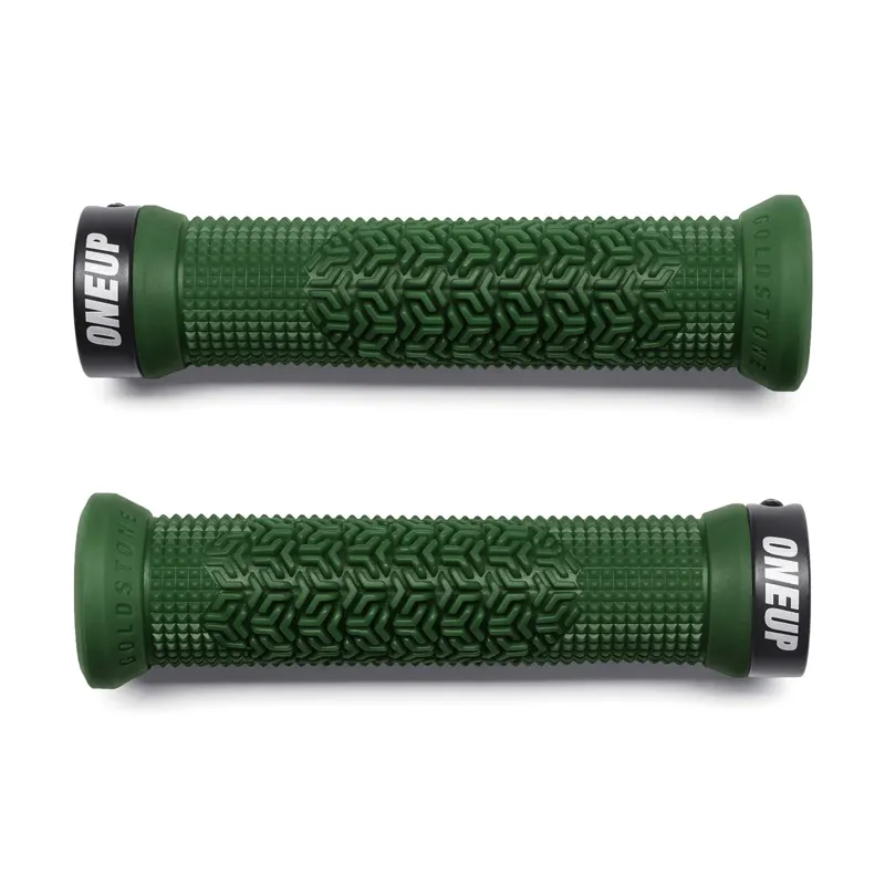 One Up Goldstone MTB Grips - Dark Green