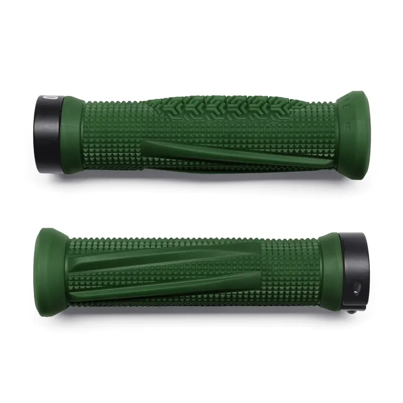One Up Goldstone MTB Grips - Dark Green-1
