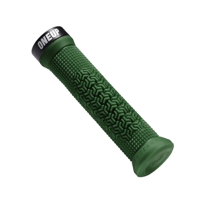 One Up Goldstone MTB Grips - Dark Green-2