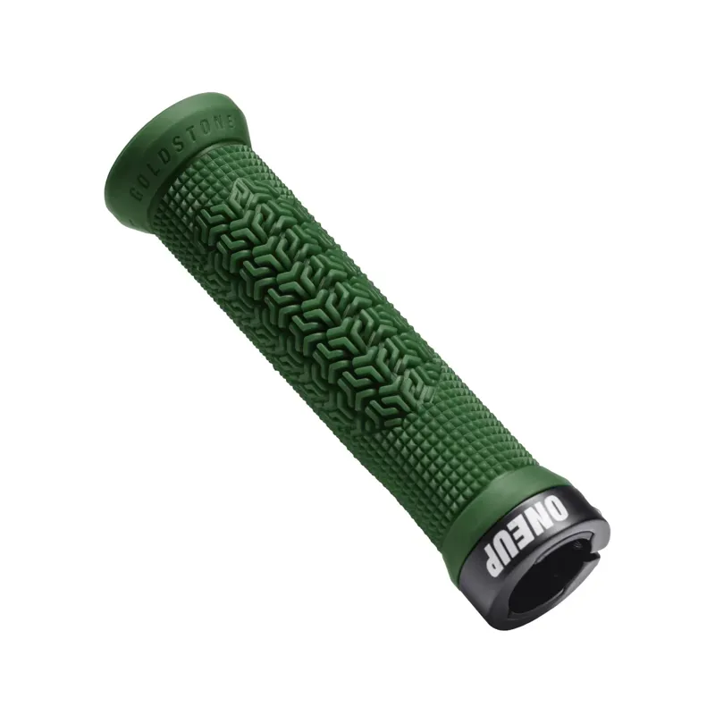 One Up Goldstone MTB Grips - Dark Green-3