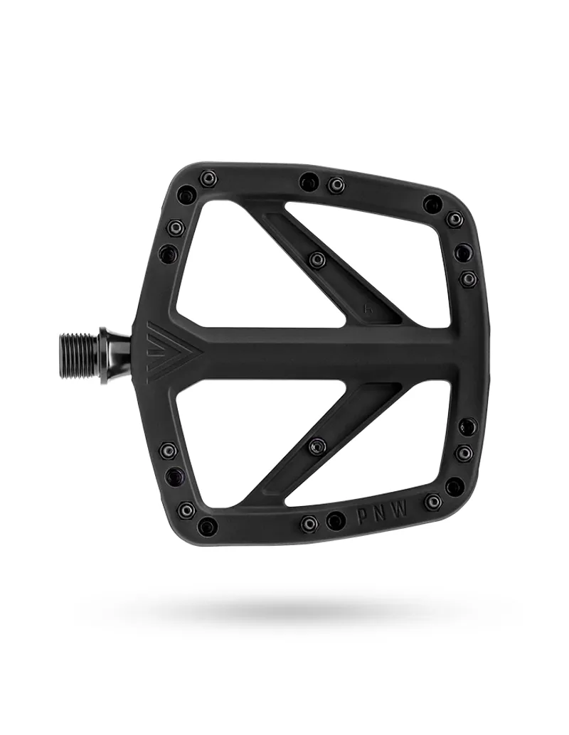 PNW Range Composite Flat MTB Pedal - Blackout Black