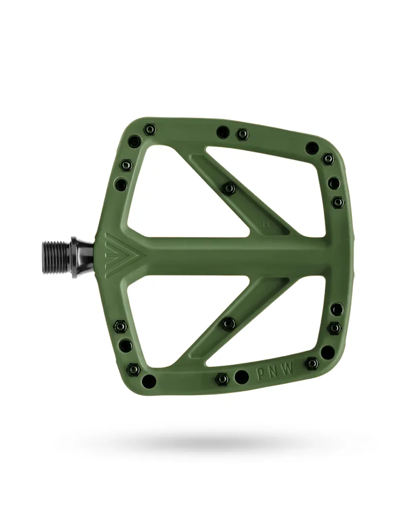 PNW Range Composite Flat MTB Pedal - Moss Green