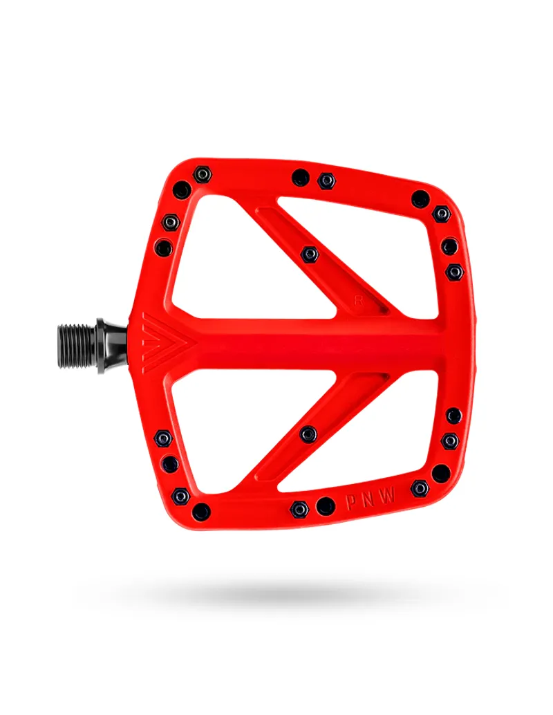 PNW Range Composite Flat MTB Pedal - Really Red