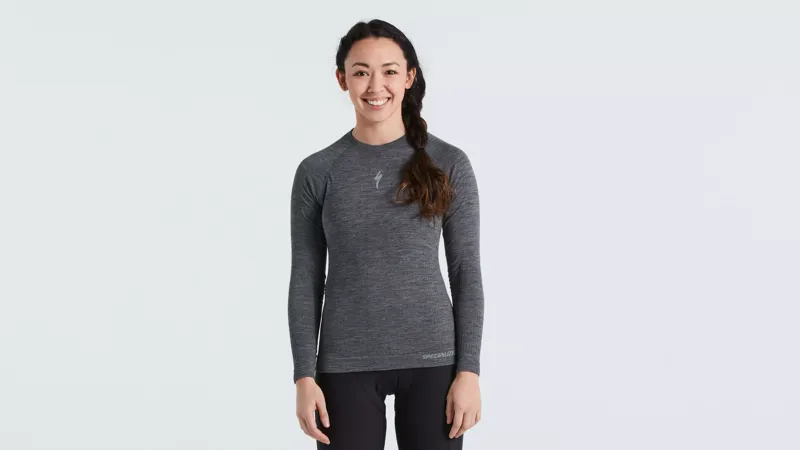 Specialized Merino Seamless Women's Long Sleeve Base Layer - Grey