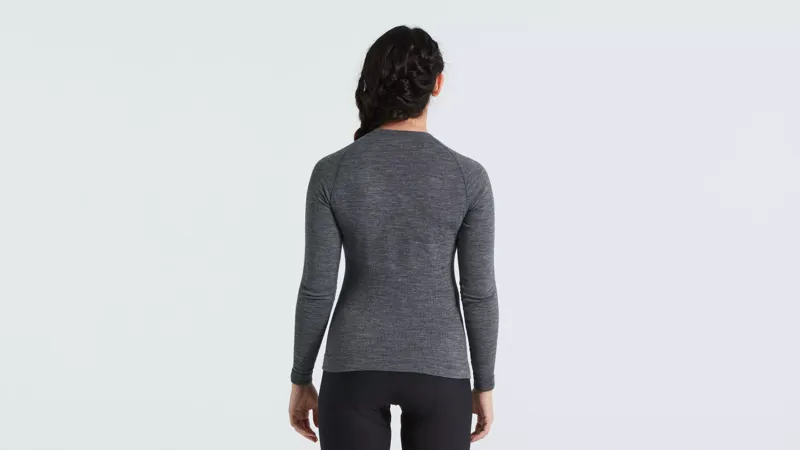 Specialized Merino Seamless Women's Long Sleeve Base Layer - Grey-1