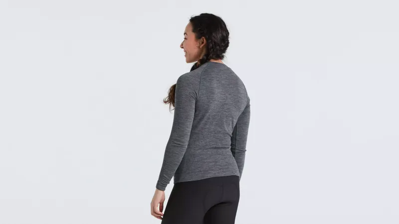 Specialized Merino Seamless Women's Long Sleeve Base Layer - Grey-6