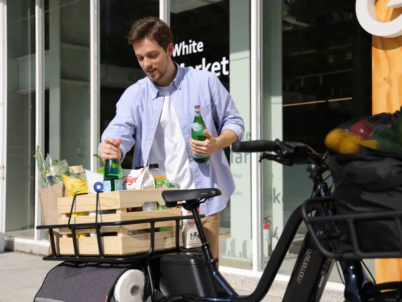 Momentum Pakyak E+ Rear Basket - Black-2