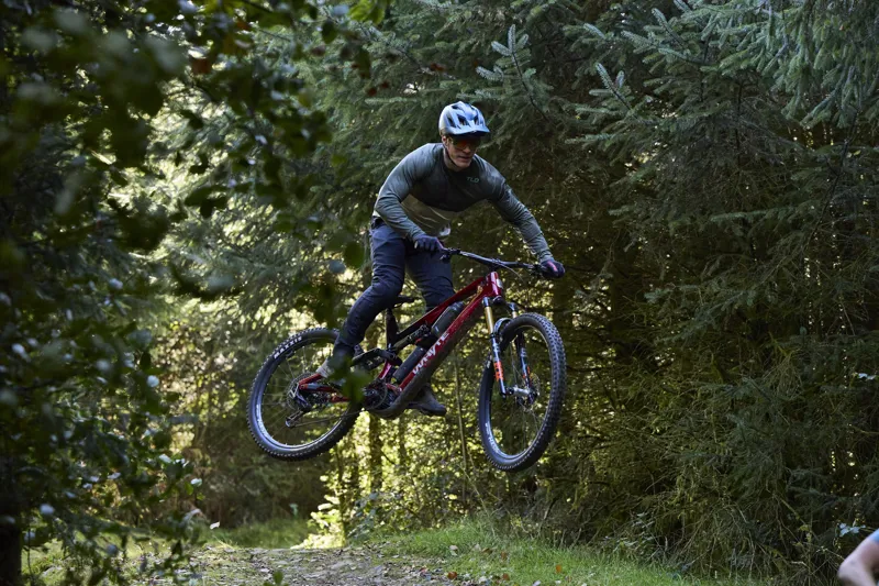 Whyte ELyte Evo Stag Works 2025 Electric Mountain Bike - Ruby Red/Black-12