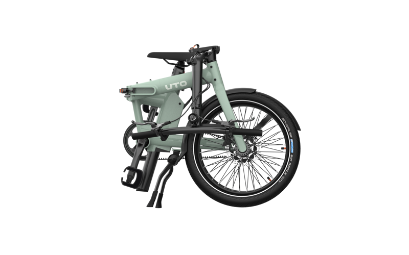 UTO Afternoon Pro 20 2026 Electric Folding Bike - Smoked Green-3