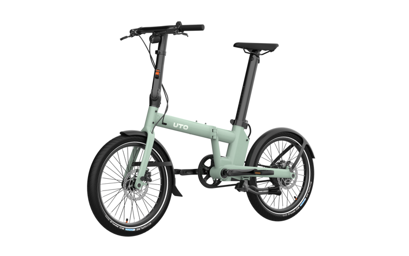 UTO Afternoon Pro 20 2026 Electric Folding Bike - Smoked Green-1
