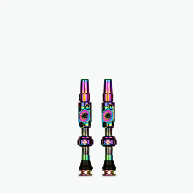 Muc-Off Big Bore Lite Tubeless Valves Medium 35mm - Iridescent