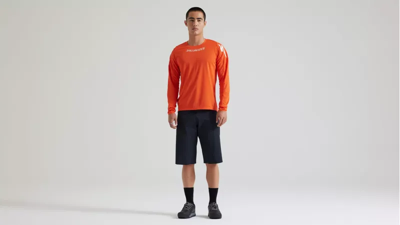 Specialized Gravity Men's Long Sleeve Jersey - Fiery Red