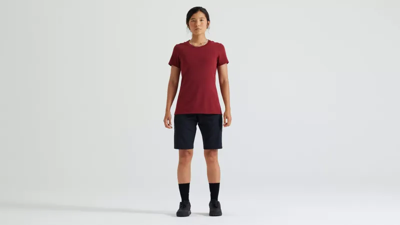 Specialized Trail Women's Short Sleeve Jersey - Garnet Red