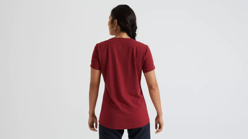 Specialized Trail Women's Short Sleeve Jersey - Garnet Red-2