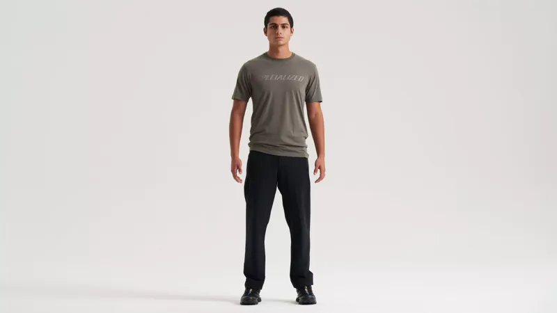 Specialized Wordmark Men's Short Sleeve T- Shirt - Oak Green