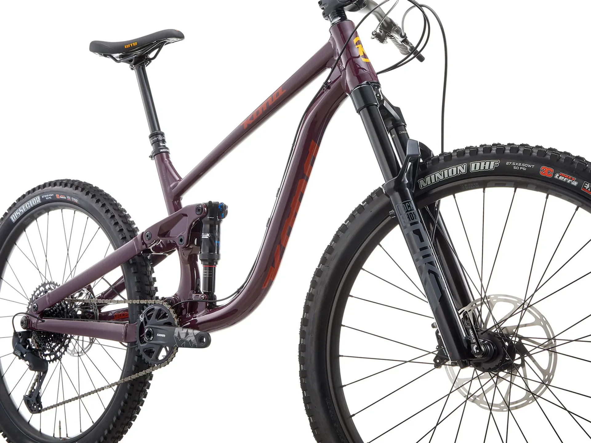 Kona Process 134 DL 27.5 inch 2025 Full Suspension MTB - Gloss Plum