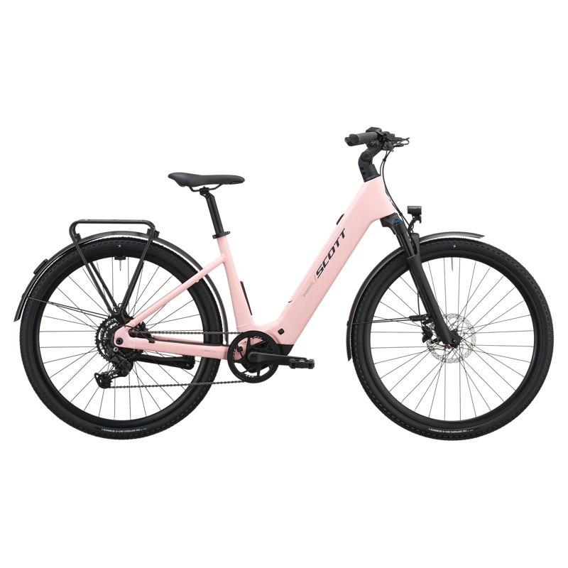 Scott Passage 20 Wave 400wh 2027 Electric Hybrid Bike - Dogwood Pink