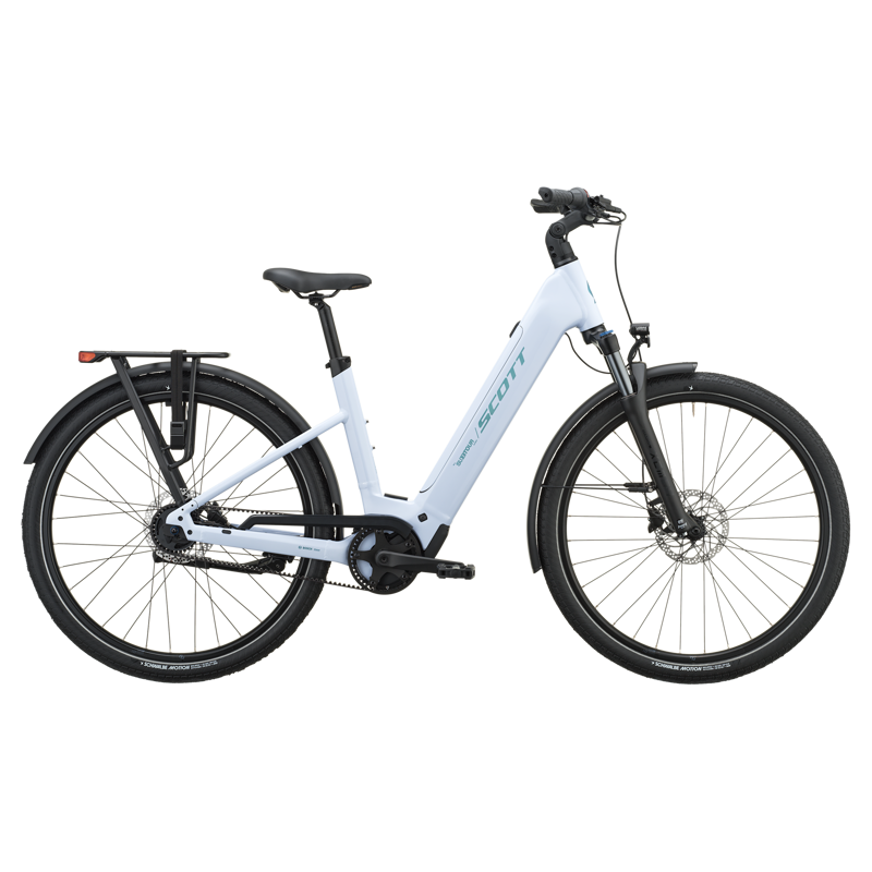 Scott Sub Tour 20 Wave 720wh 2027 Electric Hybrid Bike - Silk Blue
