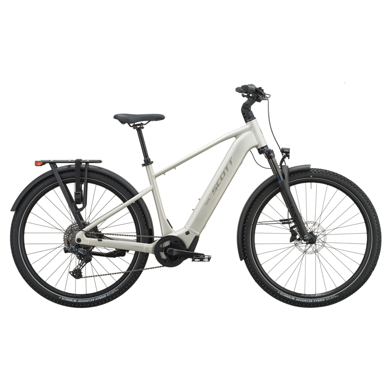 Scott Axis 10 800wh 2027 Electric Hybrid Bike - Ivory Beige