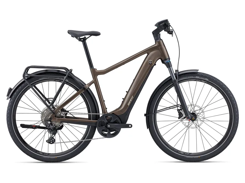 Giant Explore E+ 1 Pro 2024 Electric Hybrid Bike - Truffle