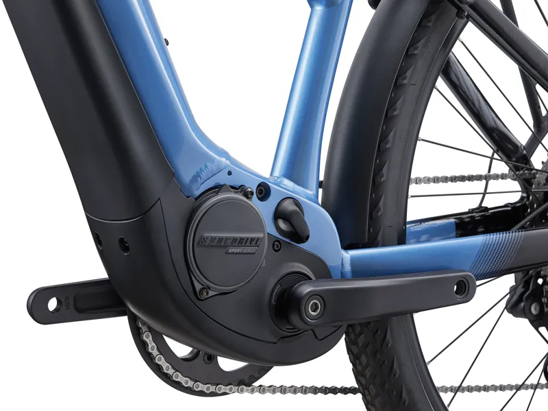 Liv Amiti-E+ 1 Women's Electric Hybrid Bike - Estoril Blue-2
