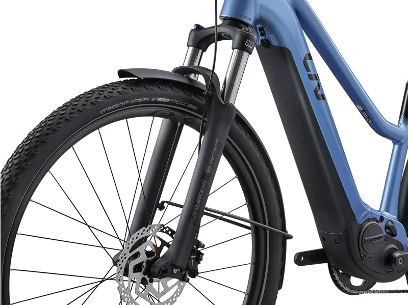 Liv Amiti-E+ 1 Women's Electric Hybrid Bike - Estoril Blue-3