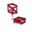 XLC PD-M12 BMX/Freeride Pedal - 9/16inch - Red