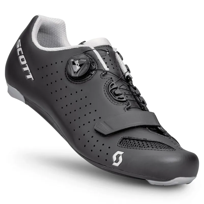 Scott Comp Boa Road Shoes - Black/Silver 