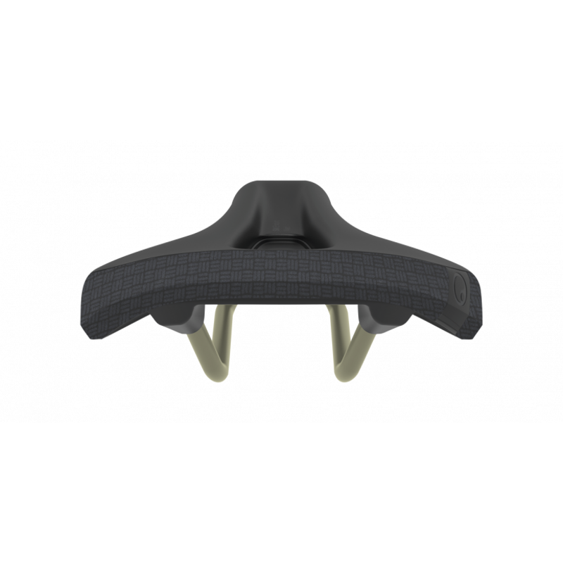 Ergom SM Enduro Pro Titanium Men's Saddle - Black/Titanium-3