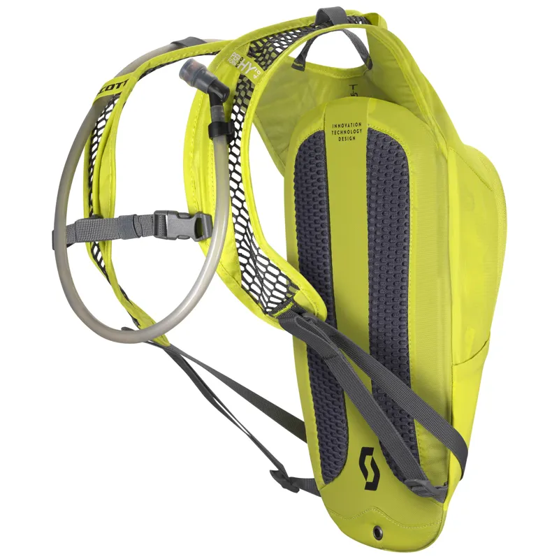 Scott Perform Evo HY4 Hydration Backpack - 4L - Sulphur Yellow-1