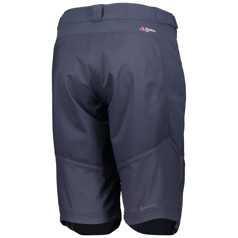 Scott Trail Storm Alpha Womens Baggy Shorts - Blue Nights/Cloud Blue-1
