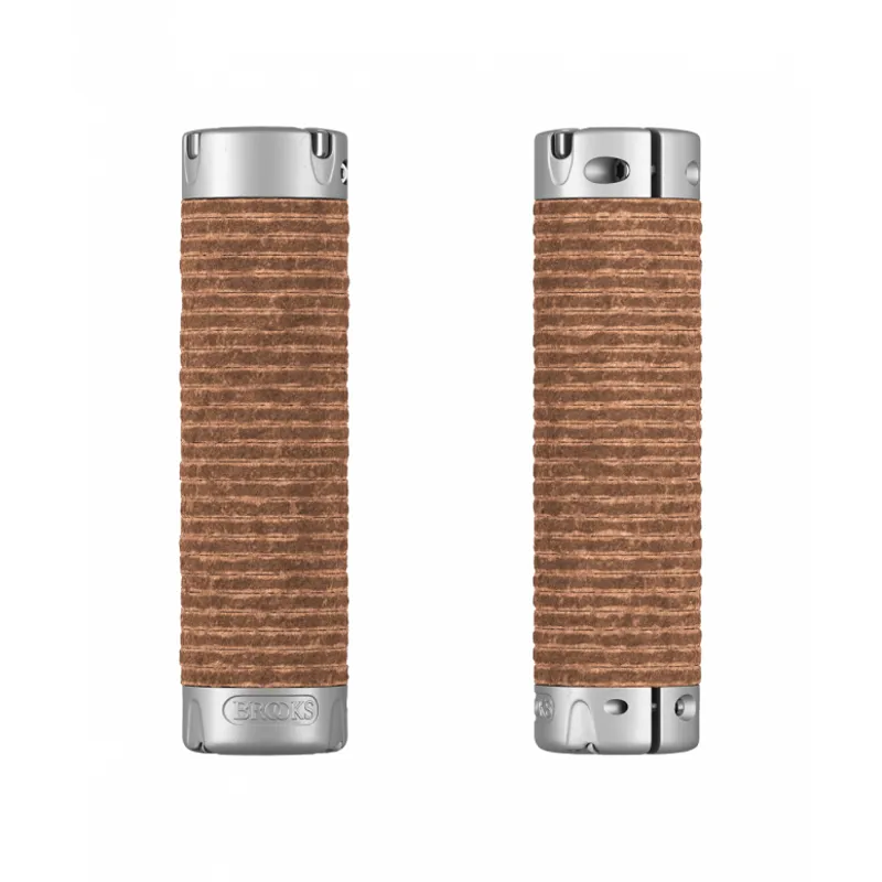 Brooks Plump Leather Grips - Honey