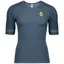 Scott Endurance Knit Short Sleeve Jersey - Nightfall Blue/Yellow
