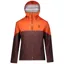 Scott Trail MTN WP Hood Jacket - Orange Pumpkin/Maroon Red