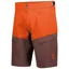 Scott Trail MTN Tech Baggy Shorts - Orange Pumpkin/Maroon Red