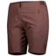 Scott Endurance Loose Fit w/Pad Womens Baggy Shorts - Maroon Red