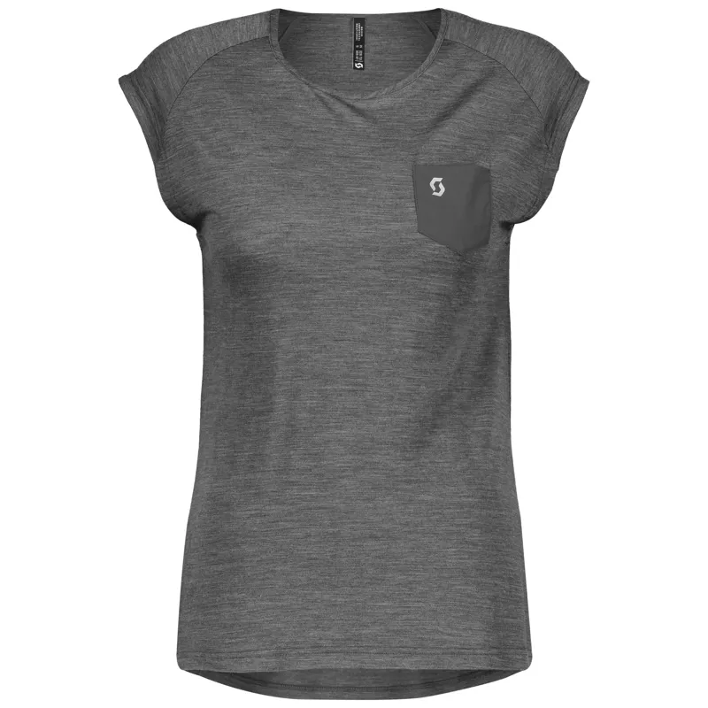 Scott Trail MTN Merino Womens T-Shirt - Dark Grey