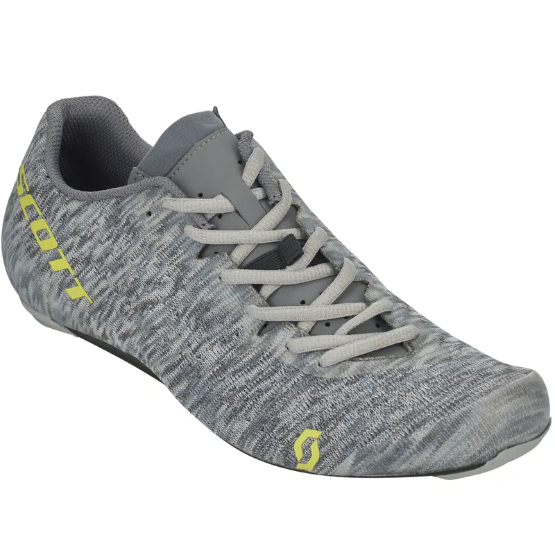 Scott RC Lace Knit Road Shoes - Grey/Sulphur Yellow-1