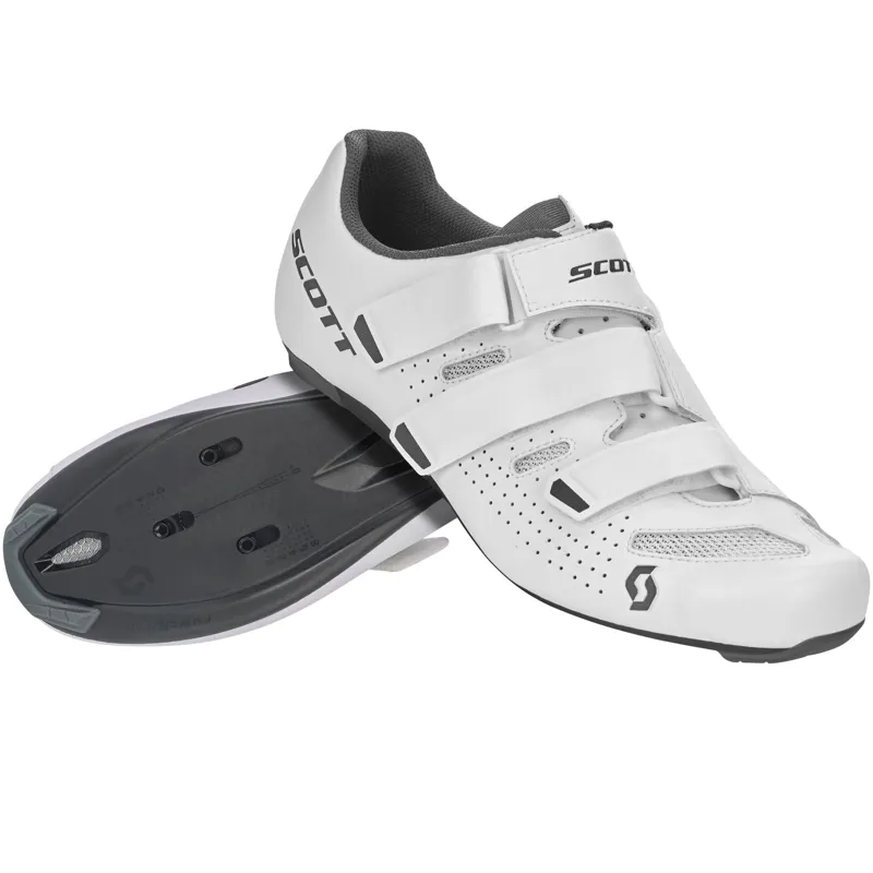 Scott Road Comp Road Shoes - White/Grey
